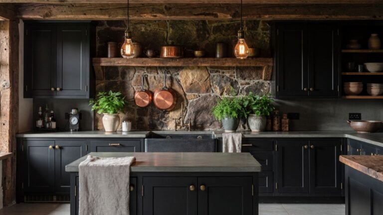 Dark Rustic Kitchen