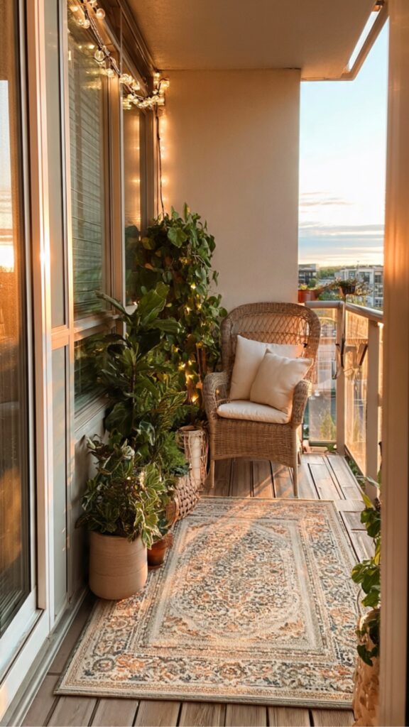 Define Your Space with an Outdoor Rug