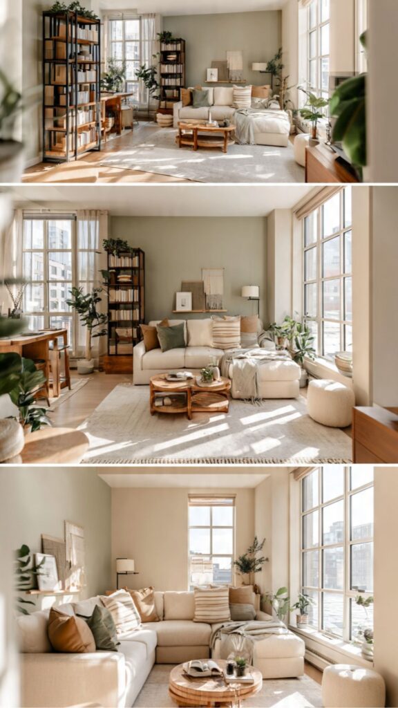 Define Zones in an Open-Plan Studio Apartment