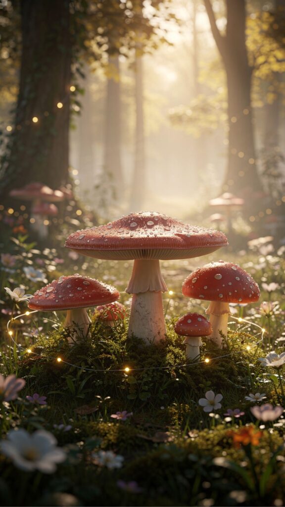 Design a Mushroom and Toadstool Theme