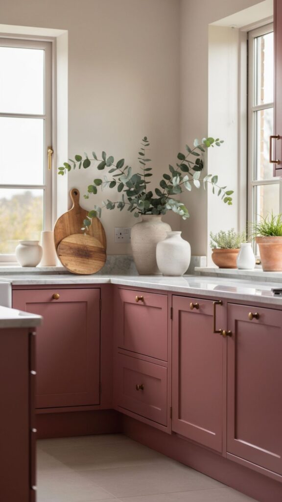Dusty Rose Paint Colors for Kitchens