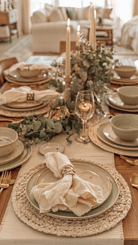 Elevate Placemats, Chargers, and Napkin Presentation