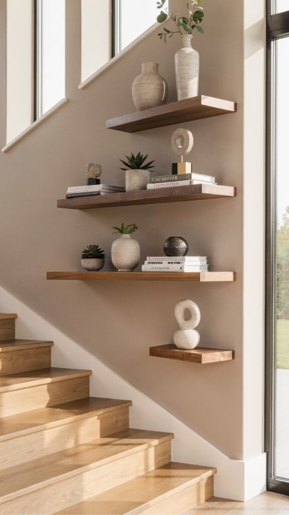 Floating Shelves for Style and Storage