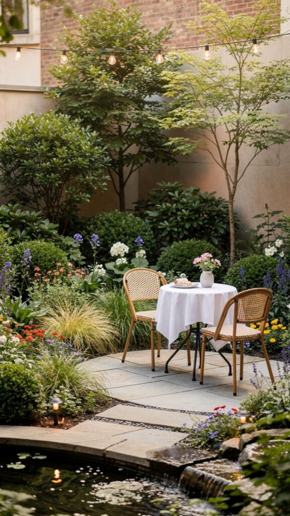 Four-Season Interest in a Small Courtyard