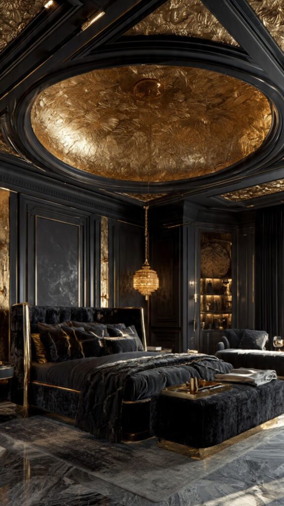 Gold Leaf Ceiling Feature or Dome Detail