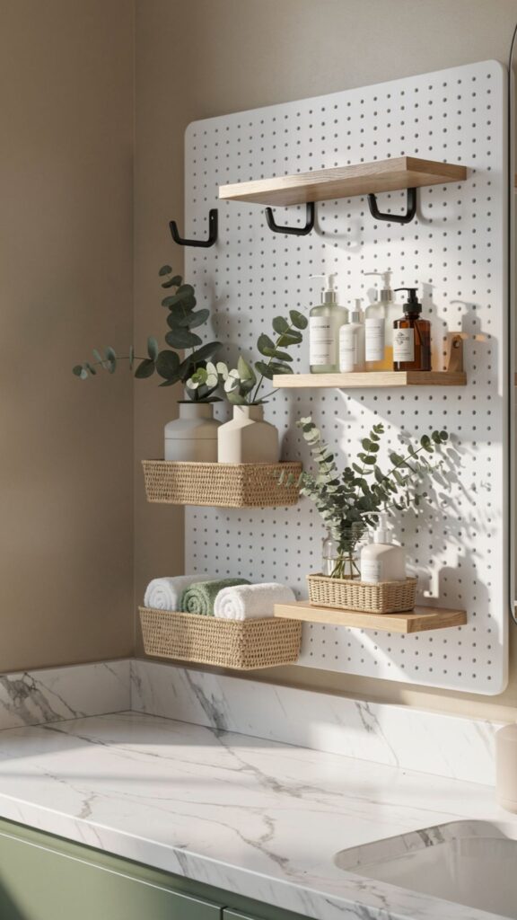 Hang a Pegboard for Flexible Wall Storage