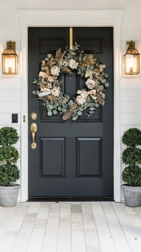 Hang a Seasonal or Decorative Wreath