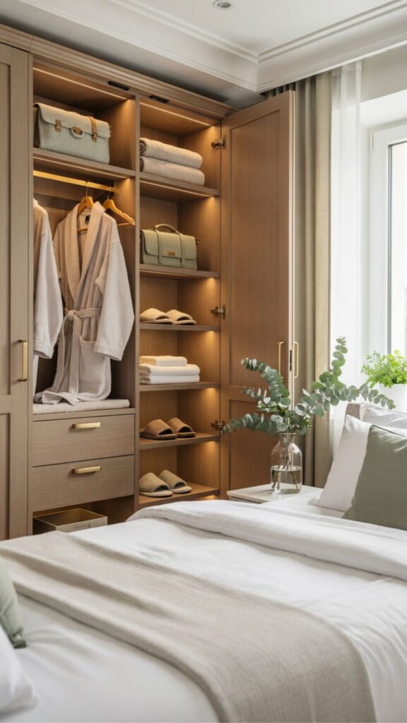 Hotel-Style Closet Space for Guests