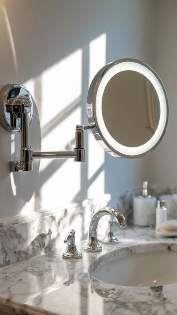 Illuminated Magnifying Mirrors