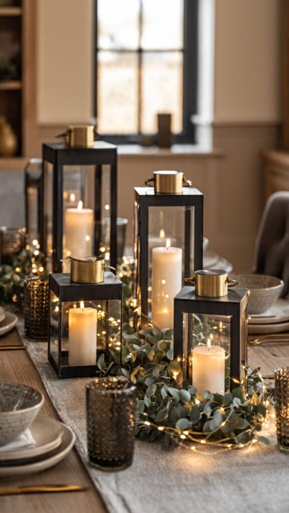 Incorporate Lanterns and Ambient Lighting Elements