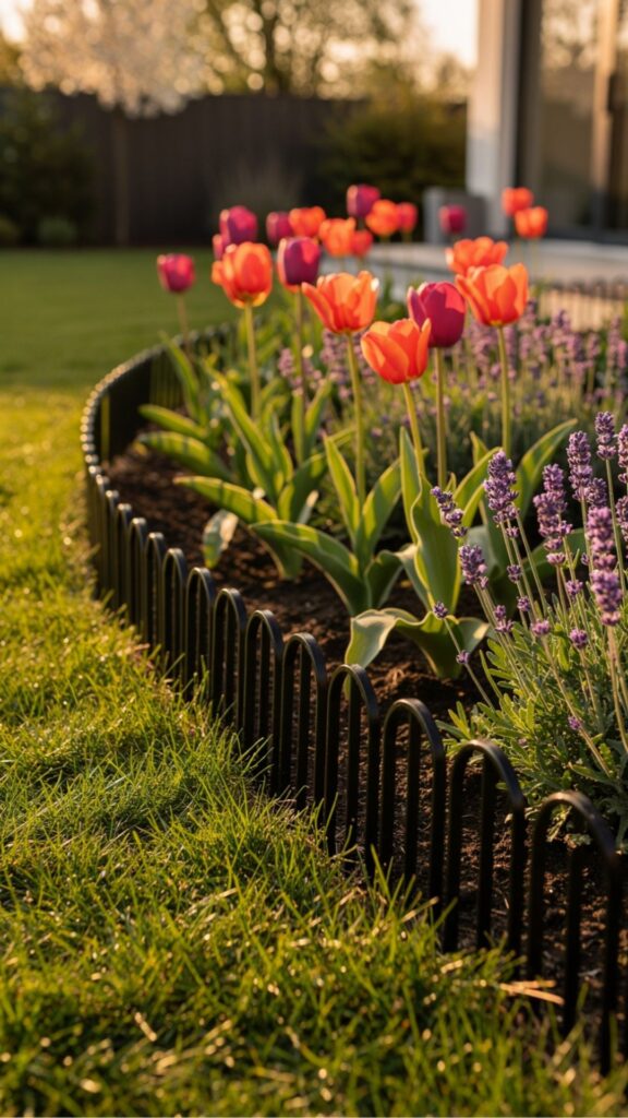 Install Metal Garden Edging