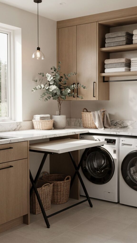 Install a Folding Station or Countertop