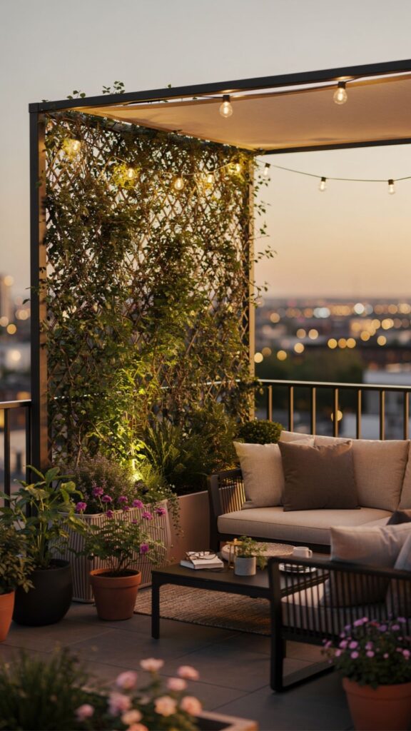 Install a Privacy Screen or Trellis