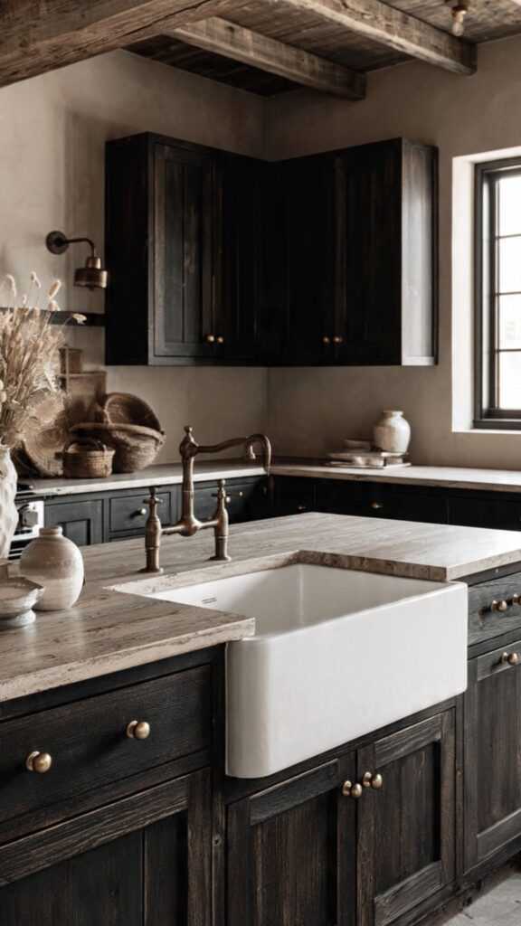 Integrate a Farmhouse Sink as a Functional Anchor