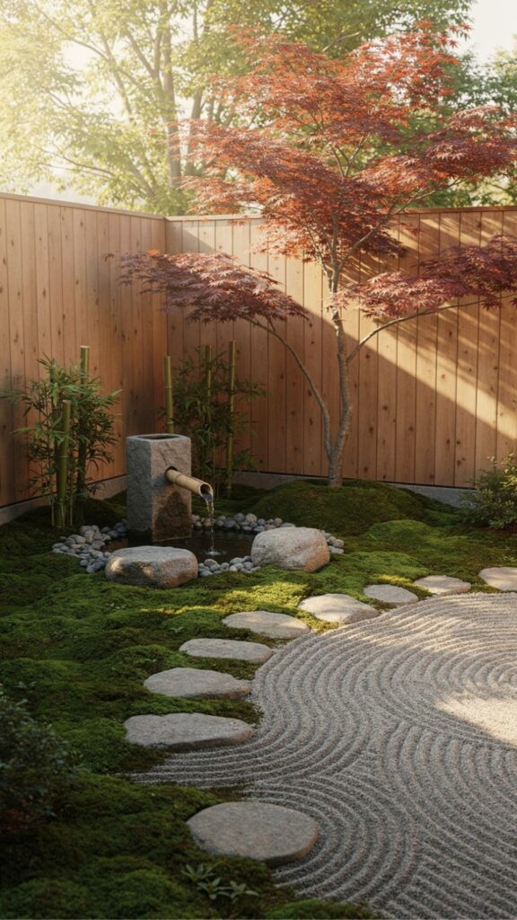 Japanese-Inspired Courtyard Gardens
