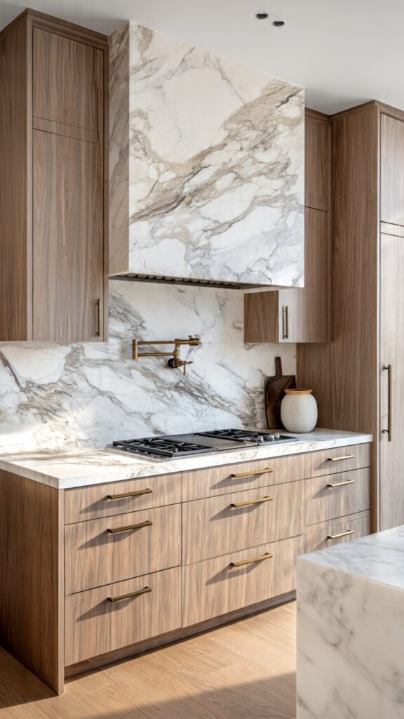 Marble Slab Backsplash