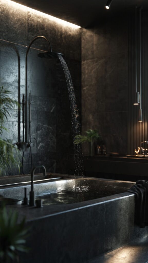 Matte Black Fixtures