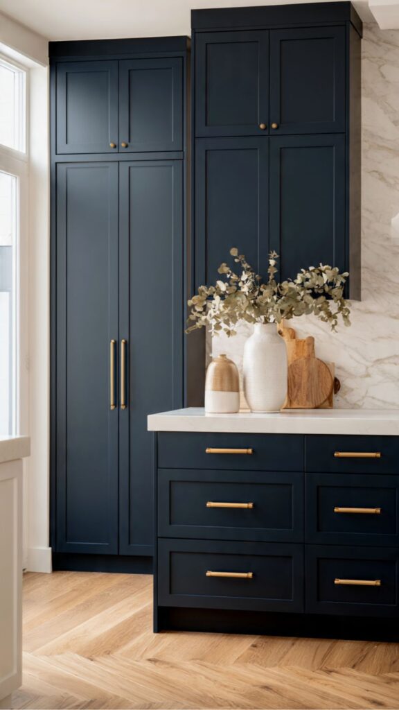 Navy Blue Kitchen Cabinets