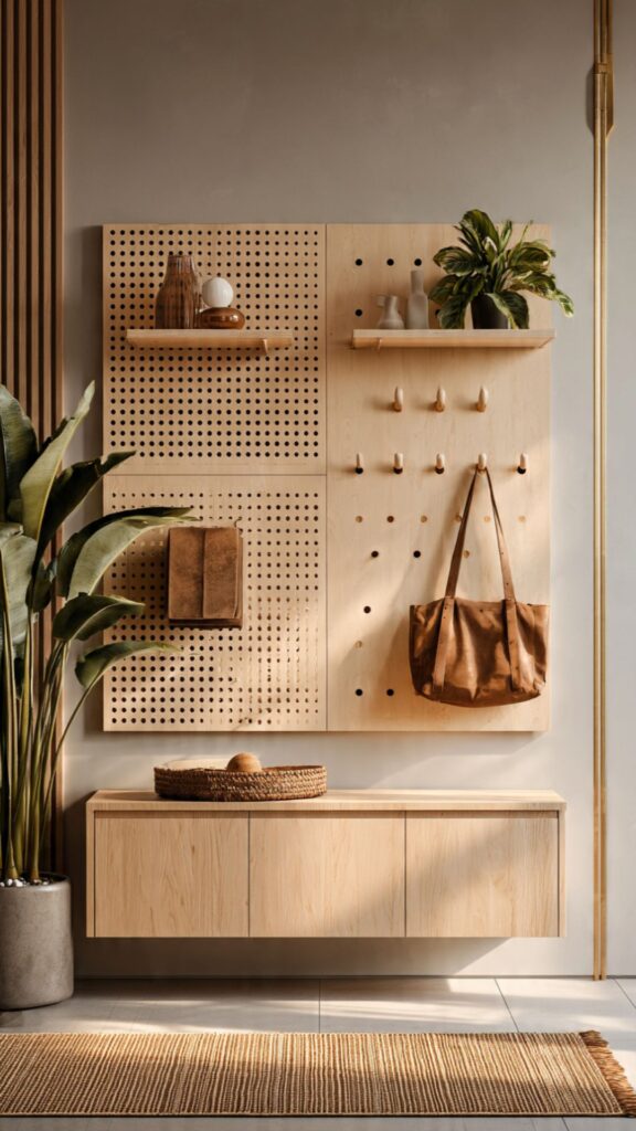 Pegboards and Modular Wall Organizer Systems