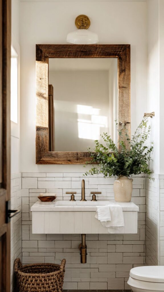 Rustic and Wood-Framed Mirrors