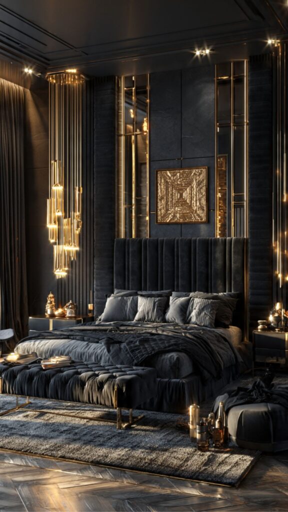 Sculptural Gold Pendant Lighting