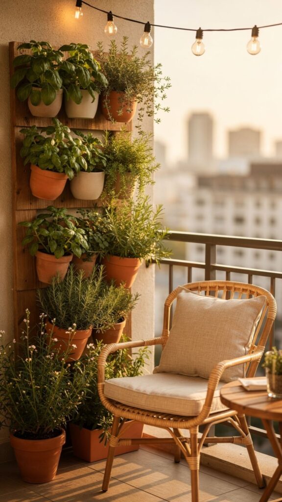 Set Up a Balcony Herb Garden