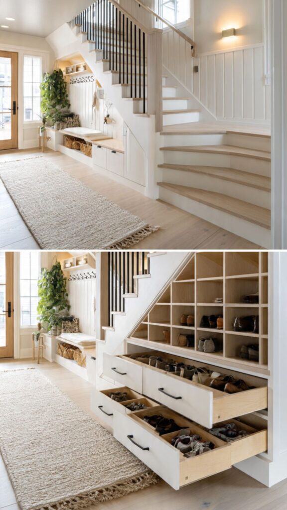 Shoe Storage and a Smart Entryway Station