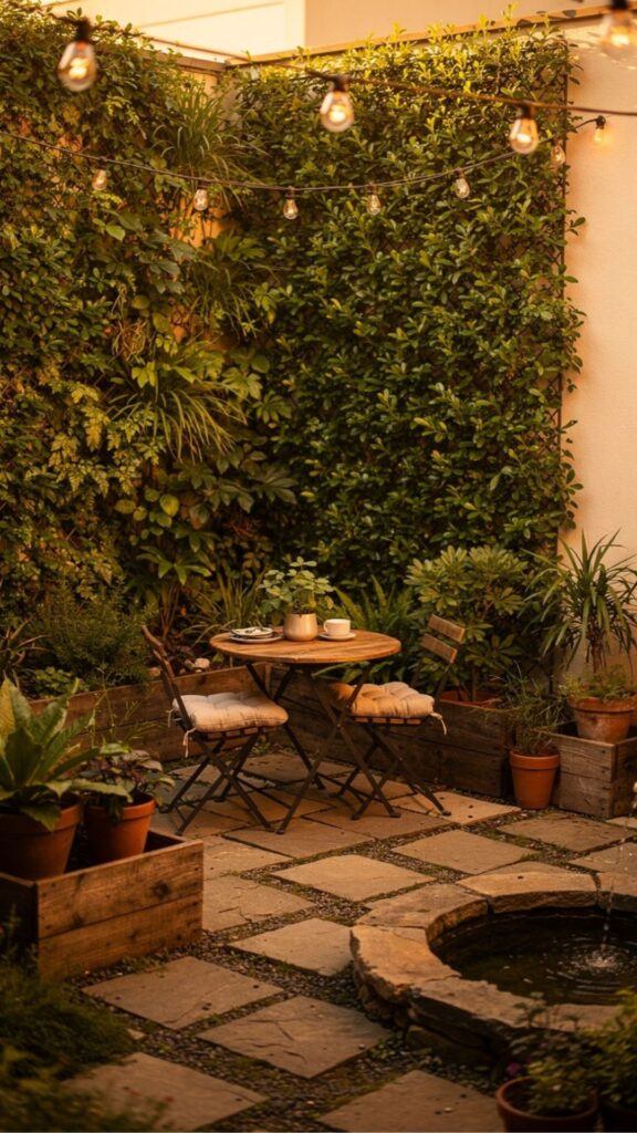 Small Courtyard Garden on a Budget