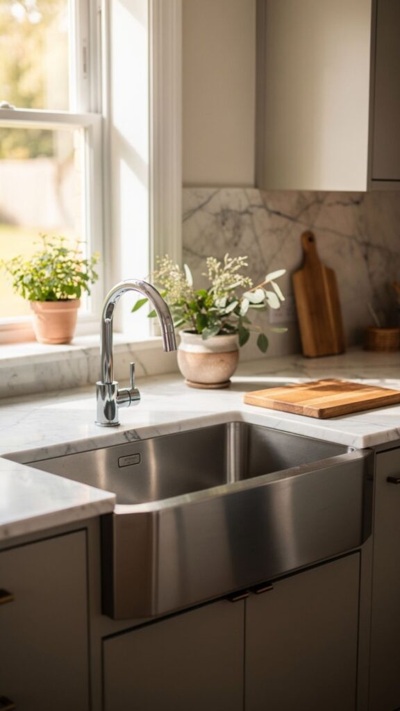 Stainless Steel Apron Sink