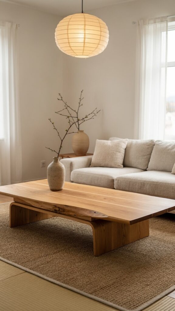 The Japandi Living Room Coffee Table