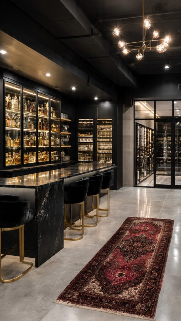 The Smart Basement Bar with Automated Features