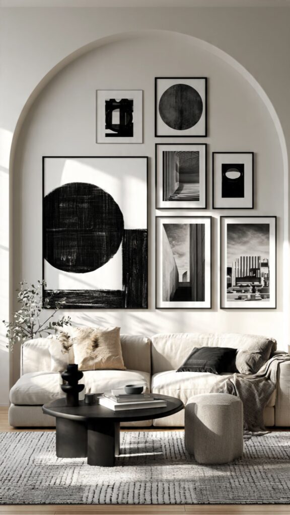 Use Black and White Art