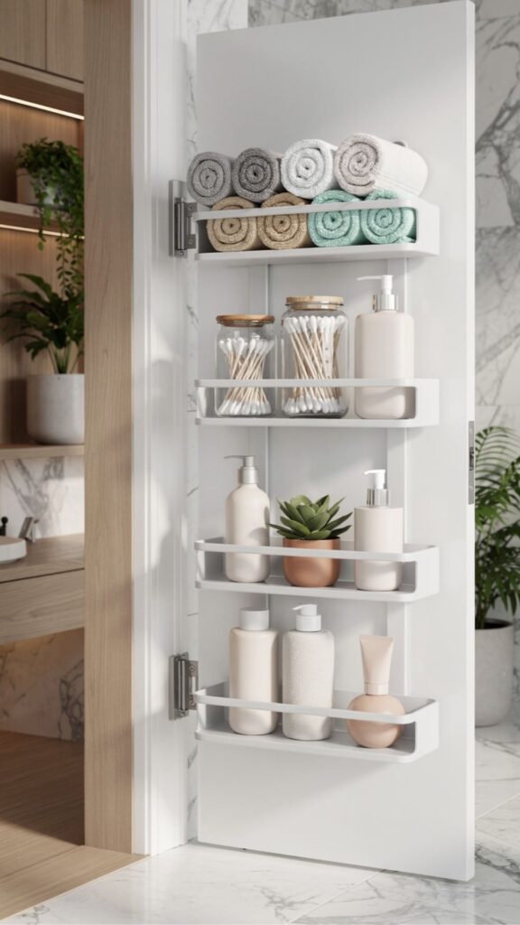 Use Door-Mounted Organizers