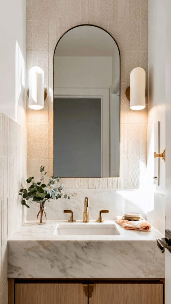 Use Mirrors Strategically, Half Bathroom Ideas