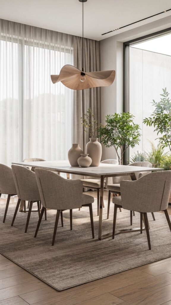 Use an Area Rug to Define and Warm the Space