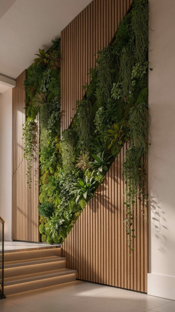 Vertical Garden Wall for a Biophilic Design Touch