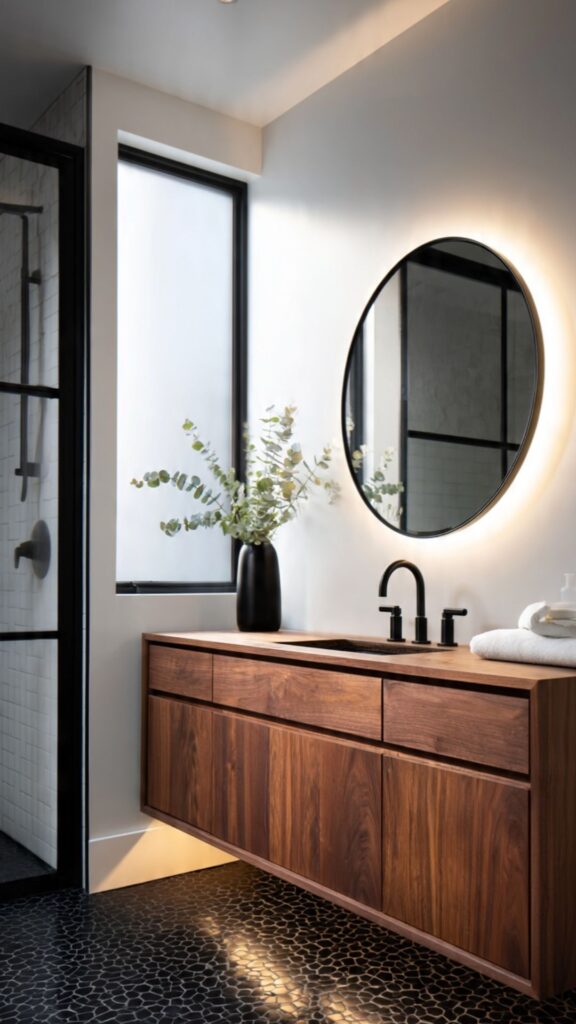 Warm Wood and Black