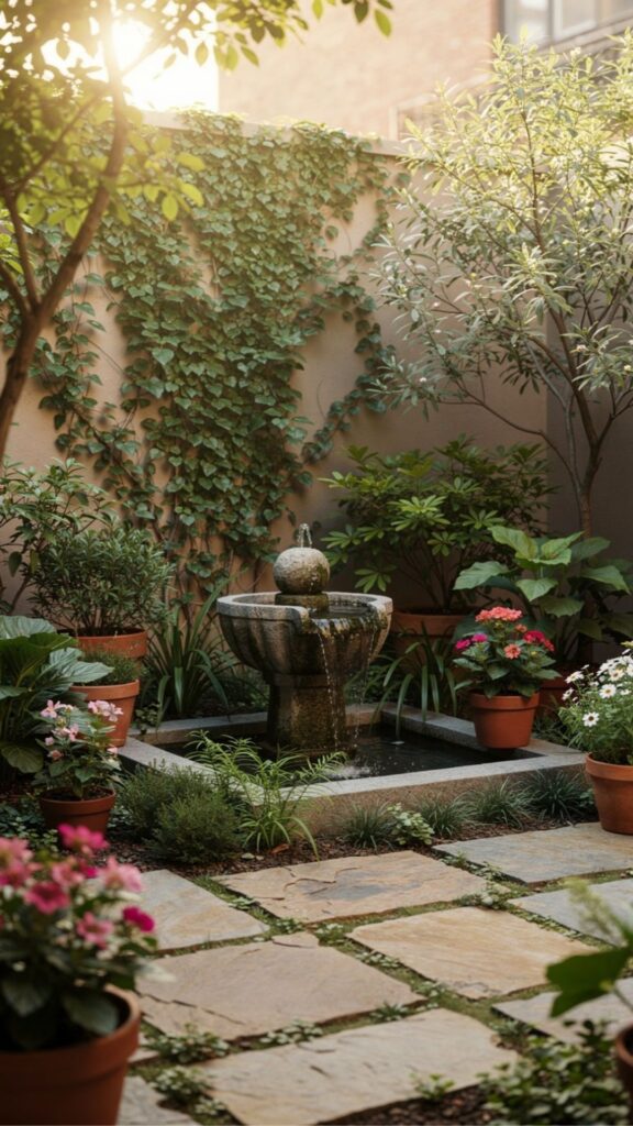 Water Features in Small Courtyard Gardens