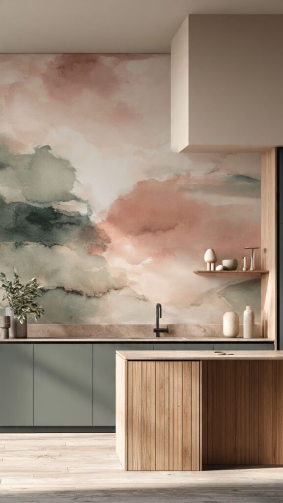Watercolour & Abstract Art Wallpaper