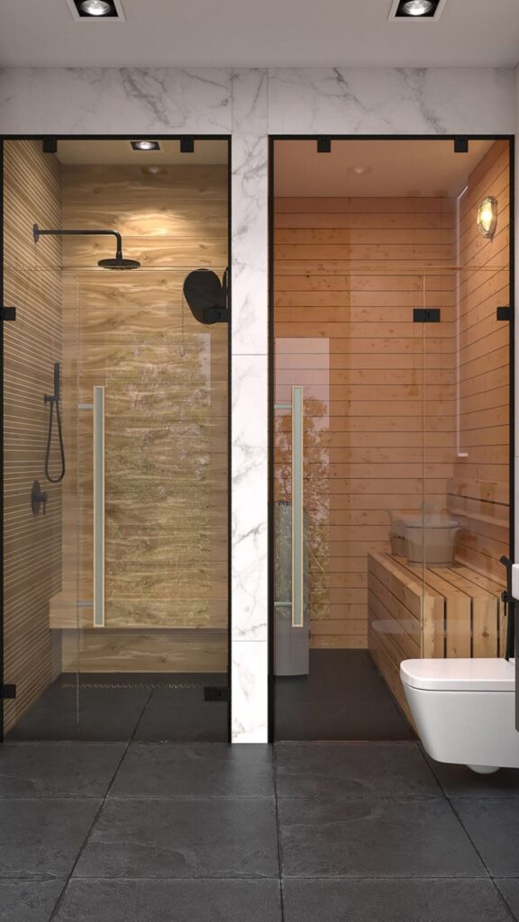 Add a Sauna or Steam Room Annex
