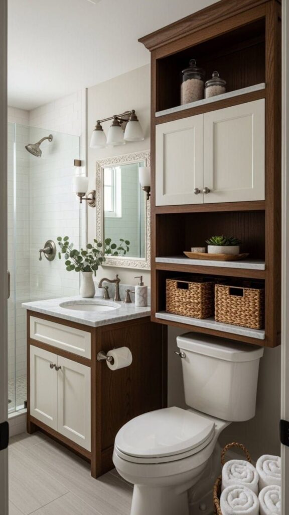 Create Vertical Interest with Tall Shelving or Cabinetry