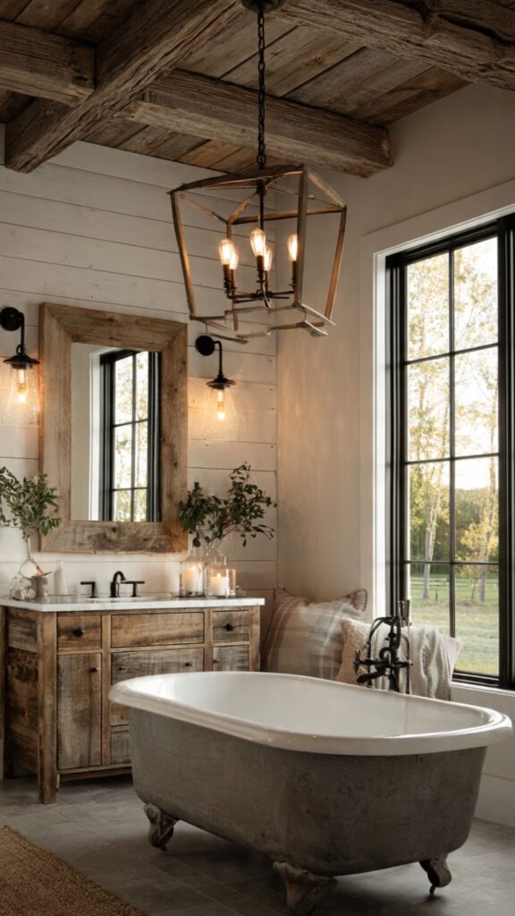 Farmhouse Bathroom Lighting