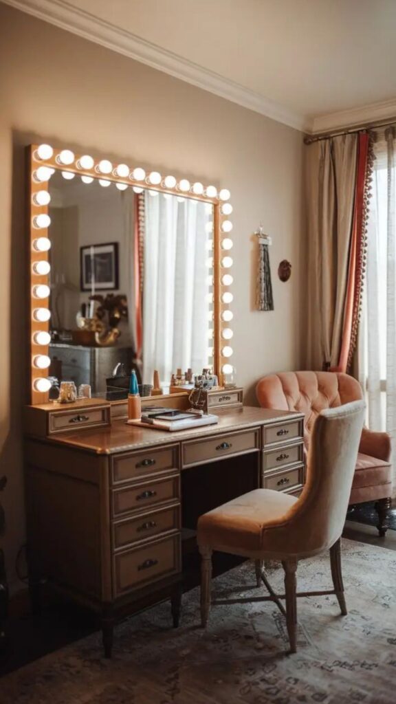 Hollywood-Style Vanity Strip Lights