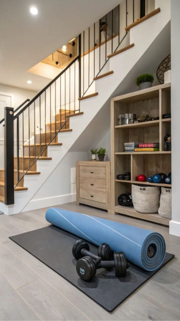 Home Gym or Fitness Equipment Storage