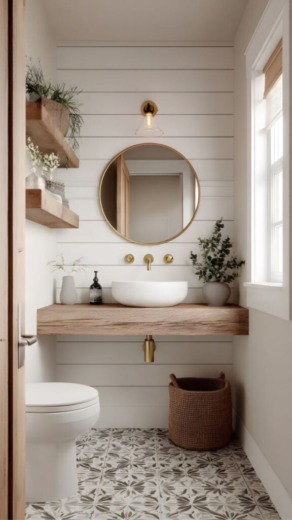Install a Vessel Sink, guest half bathroom ideas