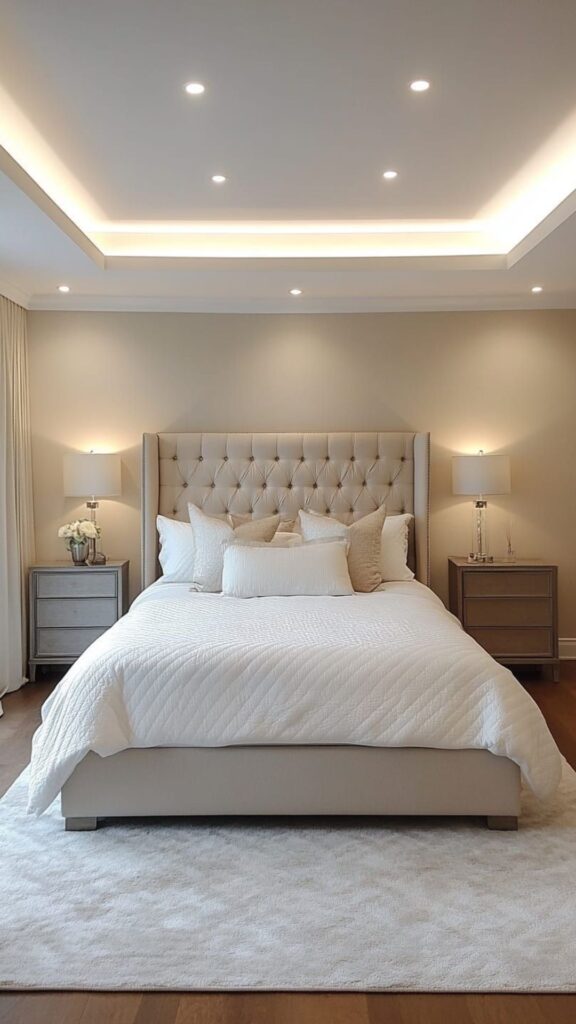 Layer Lighting, Apartment Decor Bedroom