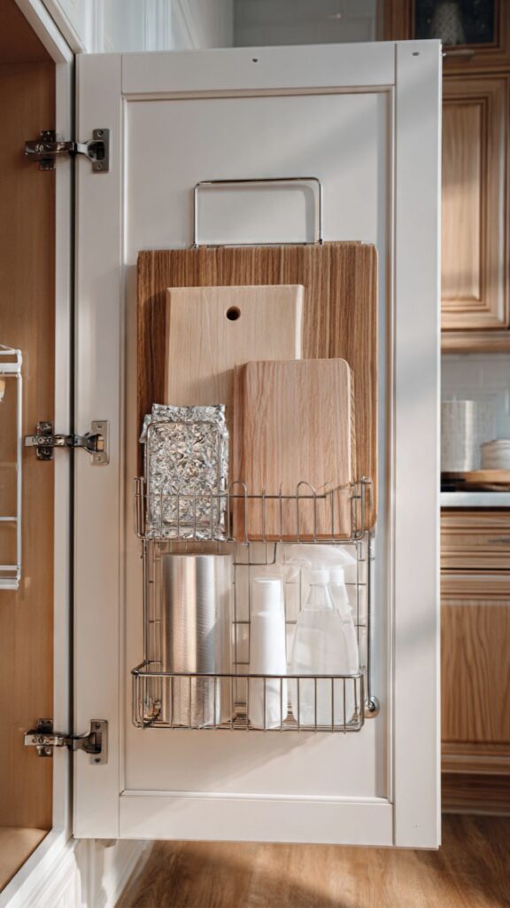 Optimize Cabinet Doors with Over-Door Organizers