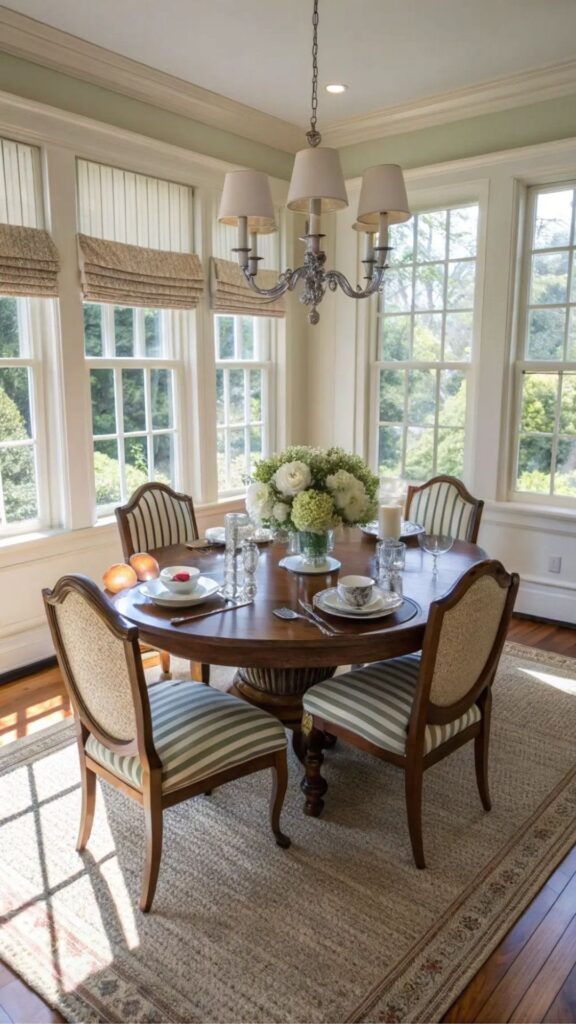 Round Dining Table Rug Ideas