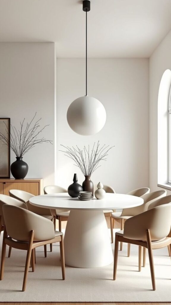 Scandinavian Round Dining Table