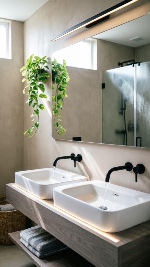 Small Bathroom Double Vanity Ideas